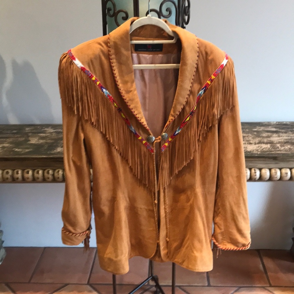 Suede western jacket